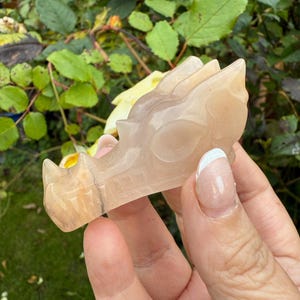 Agate Carved Dragon Head