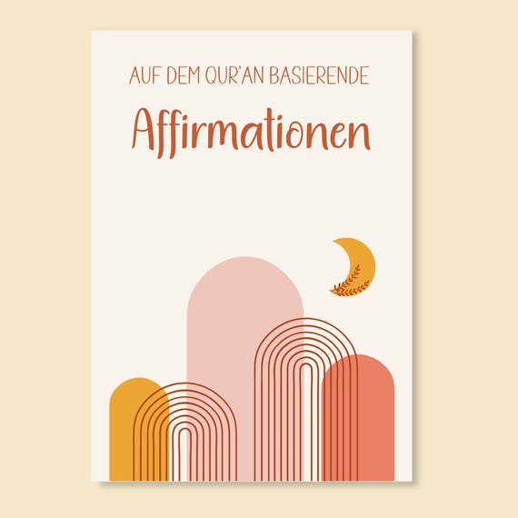 Islamische Affirmationskarten: Quran inspired , Muslim Positive Mindset