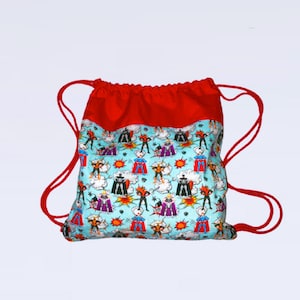 Handmade SUP children&#39;s bag backpack: Backpack for a superhero!
