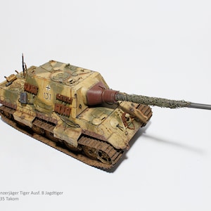 1/35 Jagdpanzer VI Jagdtiger Ausf. B Tank Destroyer - Handmade built model