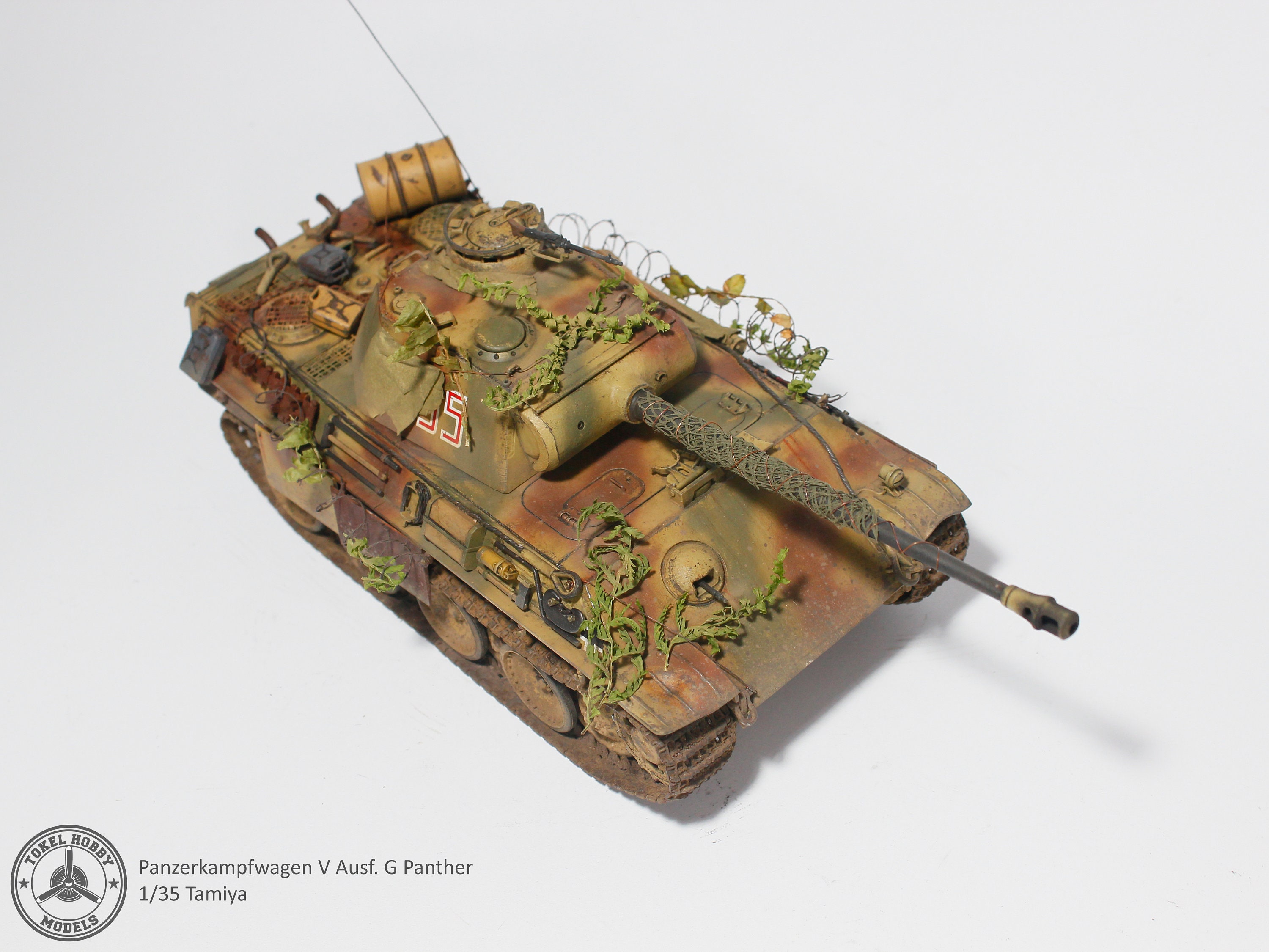 1/35 Pz.Kpfw. V Ausf. G Panther Tank - Handmade built model
