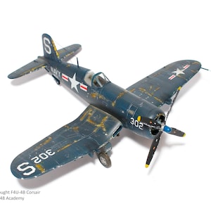 1/48 Vought F4U-4B Corsair - Handmade built model