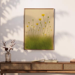 Botanical wall decoration, flower art prints, plant posters, modern wall pictures, posters for the living room & bedroom