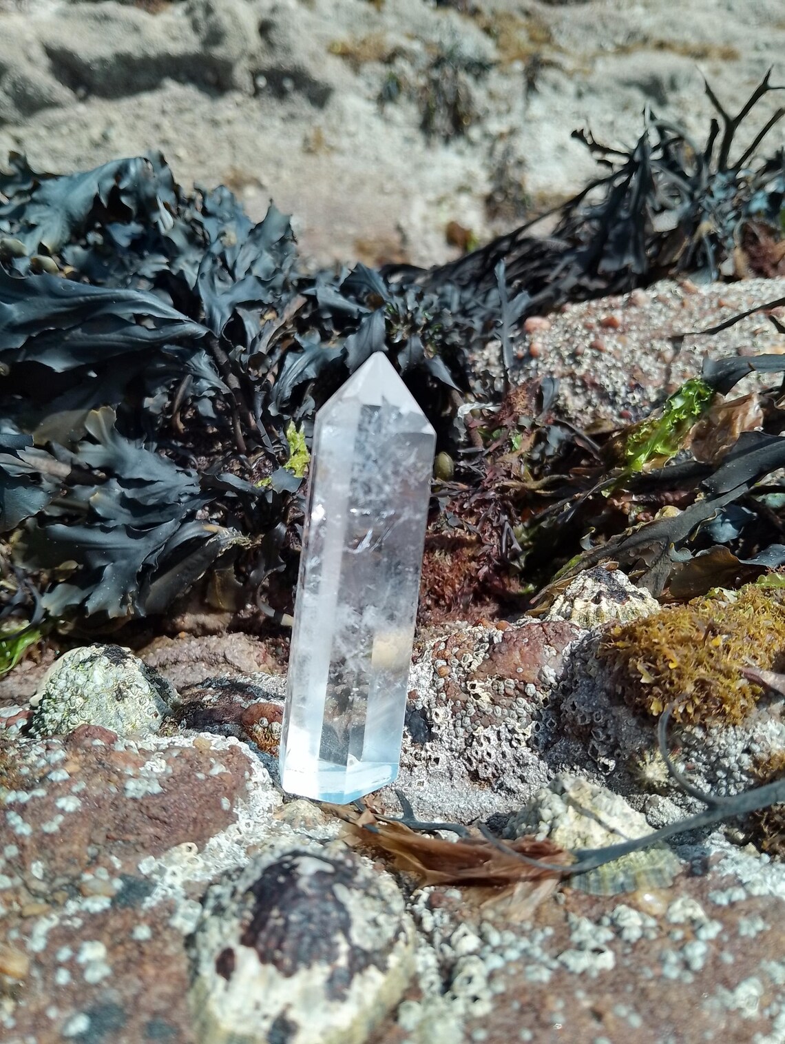 The Clear Quartz Manifestation Tower Lamp