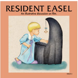 Resident Easel Illustrated Film Zine - Issue 2, Pregnancy Horror