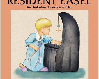 Resident Easel Illustrated Film Zine - Issue 2, Pregnancy Horror