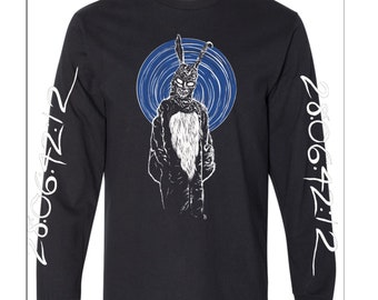 Donnie Darko Frank Black Long-Sleeve Tee Shirt