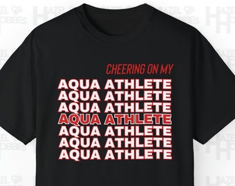 Aqua Athlete Supporter Retro Tee - Swimming Enthusiast Gear