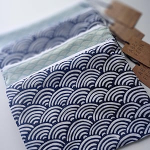 Make-up bag - zip pouch - wash bag - pouch - handmade