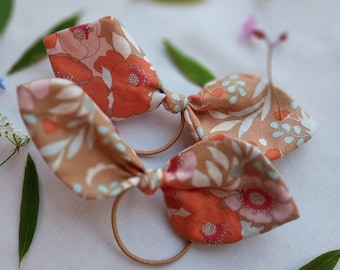 bow knot hair bobbles - bow hair tie - knot hair tie - children's hair bow