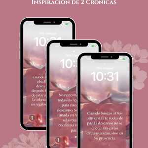 Descansa en Dios | Tarjetas Cristianas con Versículos | Inspiración de 2 Crónicas