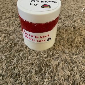 Strawberry cheesecake slime