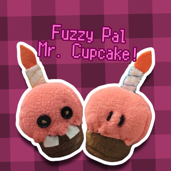 Fuzzy Pal Mr. Cupcake! (~3 inches) (sewn plush)