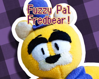 Fuzzy Pal Fredbear! (~8 inches) (sewn plush)