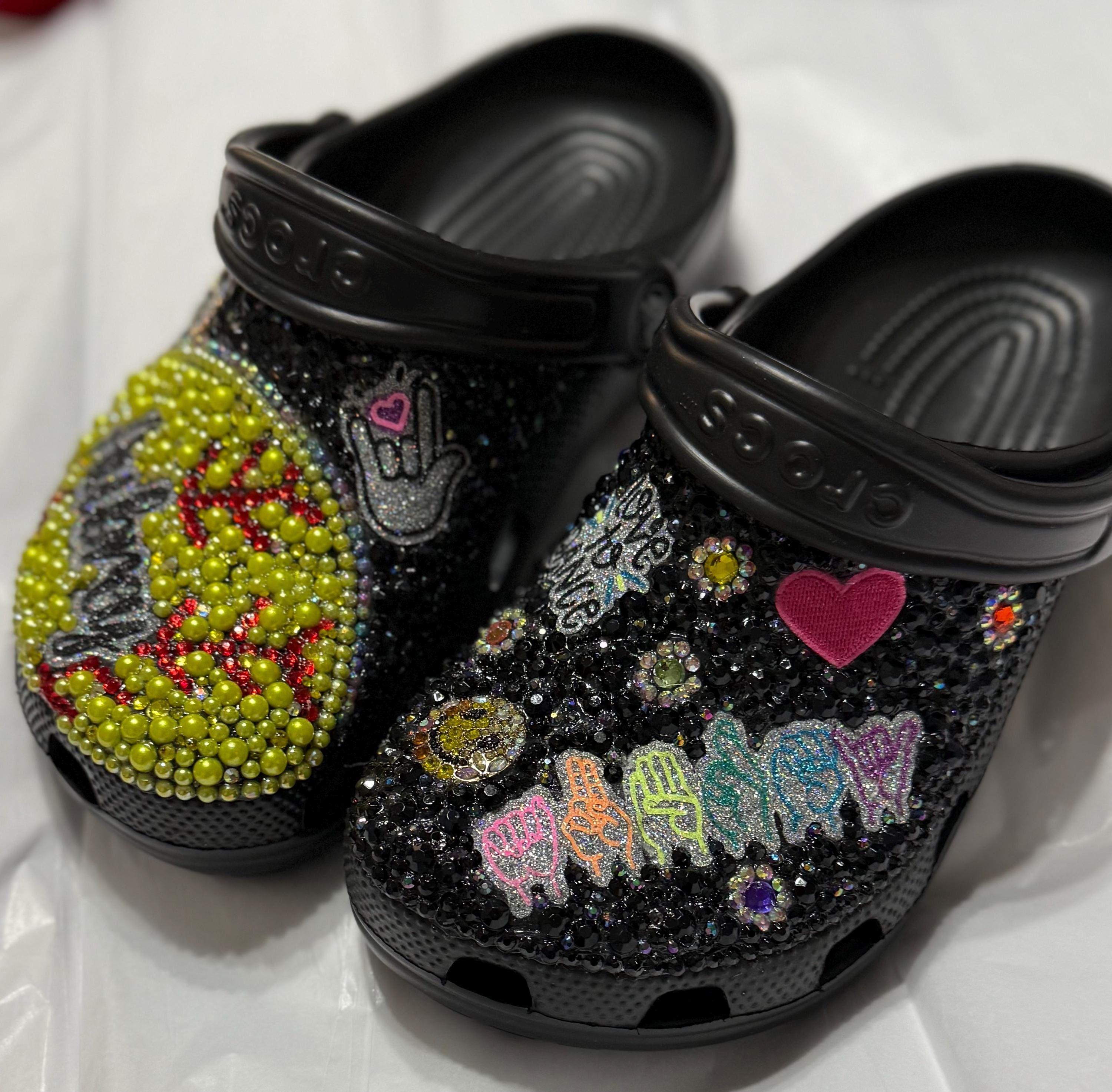 Sprayed Customized Crocs Custom Sports Crocs - Etsy