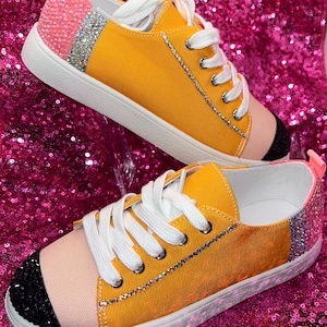 Rhinestone Pencil Sneakers