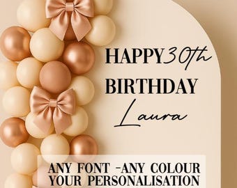 Personalised Vinyl Decal for Wedding Welcome Sign Mirror Acrylic Board | Custom Name Sticker | Event Signage Baby Shower Birthday Vinyl[T18]