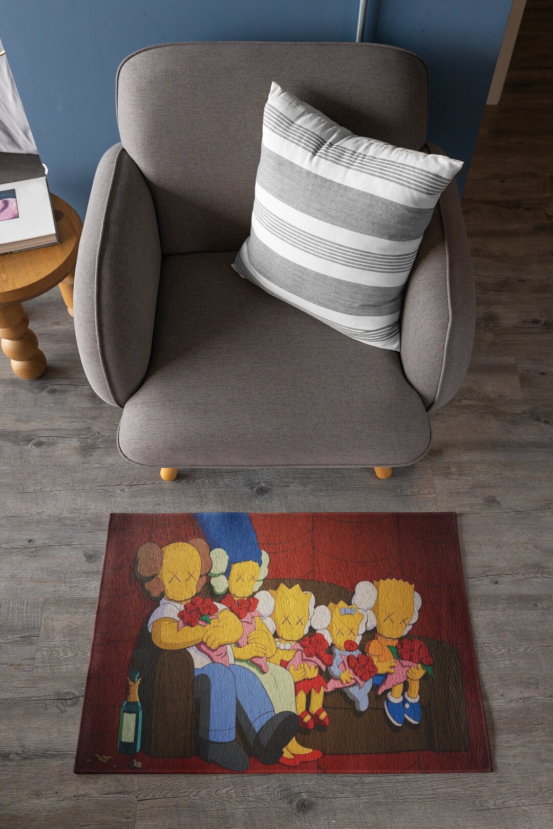 KAWS Rug Hypebeast Rug KAWS Cool Rugs Hypebeast Rugs for Etsy