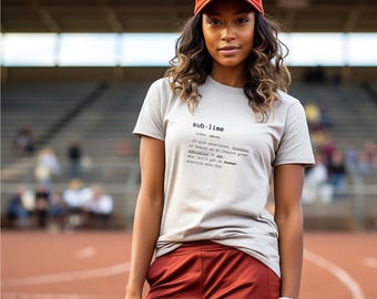 Sublime Definition T-Shirt, weiches stückgefärbtes US Baumwoll-T-Shirt