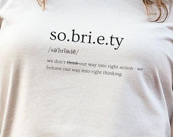 Sobriety | Recovery | T-shirt | Normalize Sobriety | Living Sober