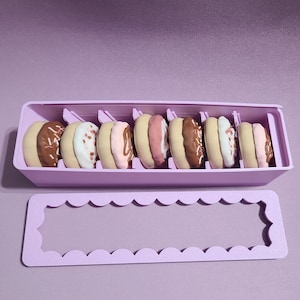 Cookie Shaped Weekly Pill Organizer, 3D Printed PLA, Day & Night Compartments, Sliding Lid Box, best gift for her, medicine organizer weekly