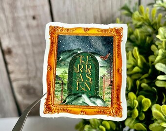 Terrasen Throne of Glass Sticker, Water Bottle Laptop Kindle Decal, Aelin, SJM Universe, ACOTAR, Crescent City, Romantic Fantasy Series