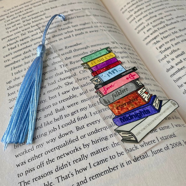 TS Inspired Acrylic Bookmarks with Tassel, Eras Books, Butterflies, Emma In Love, A Lot To Read At The Moment, Book Lover, Reading Gifts