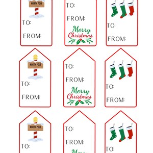 Holiday Gift Tag Template