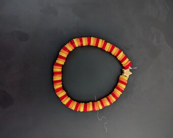 Fire Beaded Bracelet