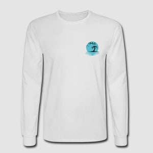 Shady J&#39;s Unisex Logo Long Sleeve Triblend Beach Shirt