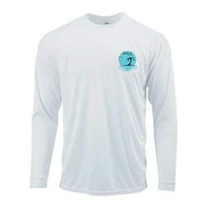Shady J&#39;s Unisex Logo SPF Boat Shirt Long Sleeve Beach Shirt