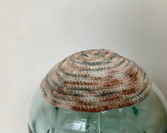 Seashell Brown Yarmulke