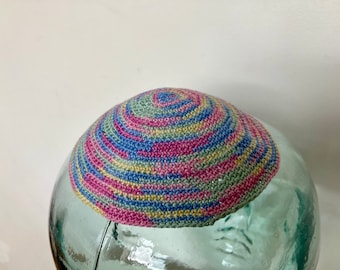 Bright Pastel Yarmulke