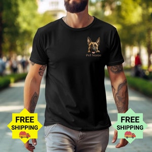 Custom Belgian Malinois T-Shirt, Personalized Maligator Name T-Shirt, Adorable Custom Dog Hoodie, Gift for Dog Lovers, Cute Pet Sweatshirt