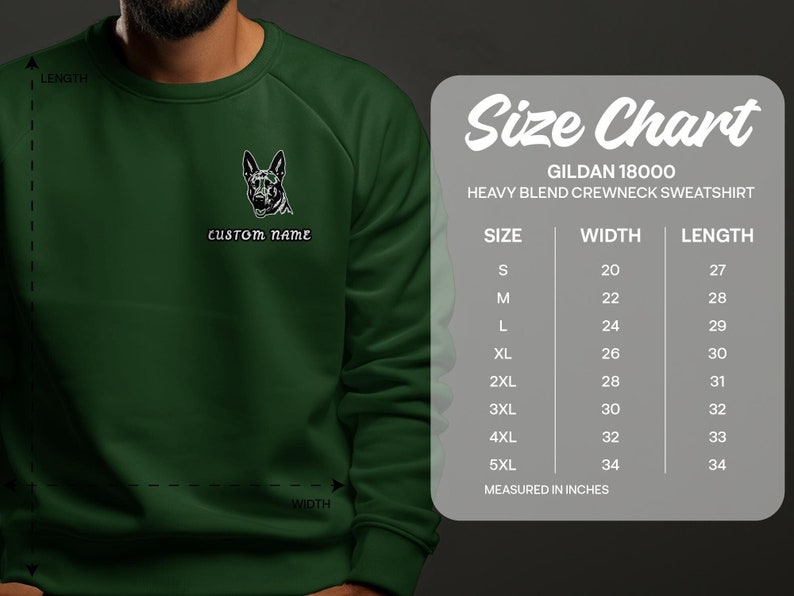 Custom Name Belgian Malinois T-Shirt, Personalized Dog Lover Tee, Unisex Pet Owner Gift, Animal Graphic Shirt, Custom Printed Sweatshirt image 2