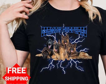 Custom German Shepherd Bootleg Shirt,Fur Mama,German Shepherd Dog Gift,Custom Dog Mom Shirt,Dog Mom Tee,German Shepherd T-Shirt,Dog Lover,