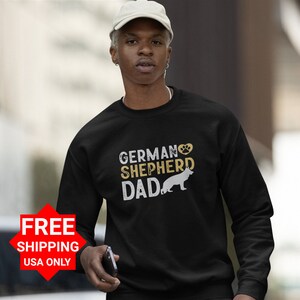 Shepherd Mom Gift, Christmas German Shepherd Gifts For Dog Owner, German Shepherd Dad Sweater, German Shepherd Christmas Sweatshirt for Dad