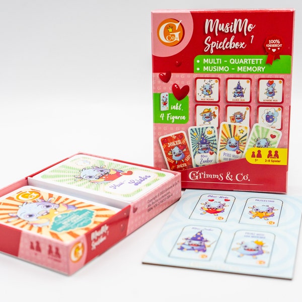 Playful Musimo Bundle: memory and multiquartet for children