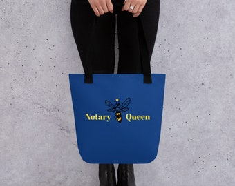 Notary Queen Tote-väska - Blå