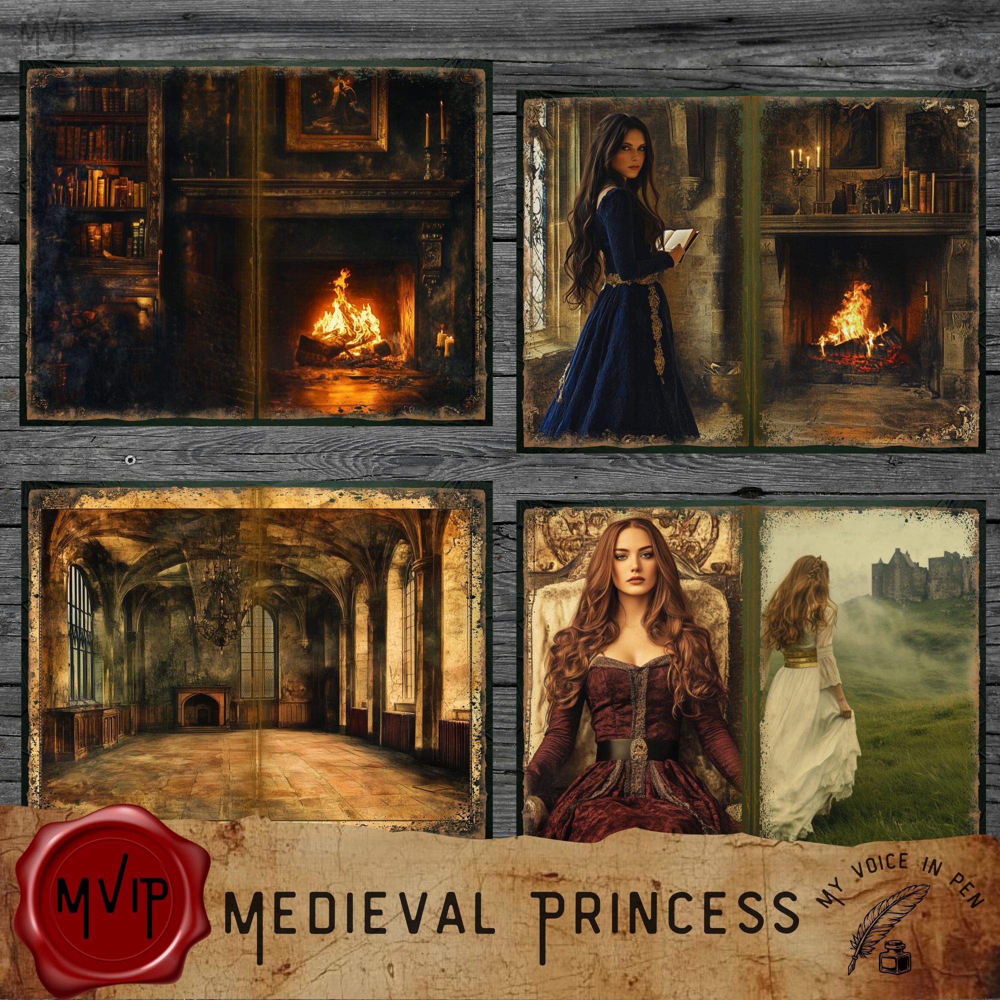 Medieval Junk Journal Kit: Fairytale Kingdom, Celtic Fantasy Princess ...