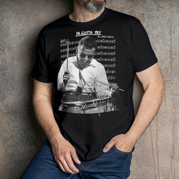 Buddy Rich T-shirt, Vintage Style Buddy Rich T-shirt, Buddy Rich Big Band Drummer, Jazz Drummer, Gift for drummers, Old School Drummers