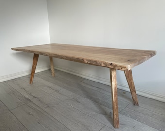 Soffbord kafébord rustic table living room table live edge table