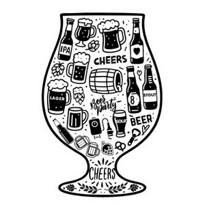 Beer Sticker | Craft Beer Lover | Beer Theme Gift | Funny Beer Lover Sticker, Beer mug sticker, Vinyl sticker, funny sticker, Beer Stickers