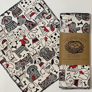 Paperless towels - Set of 8 - Puppies!