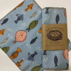 Paperless towels - Set of 8 - Go Fish!