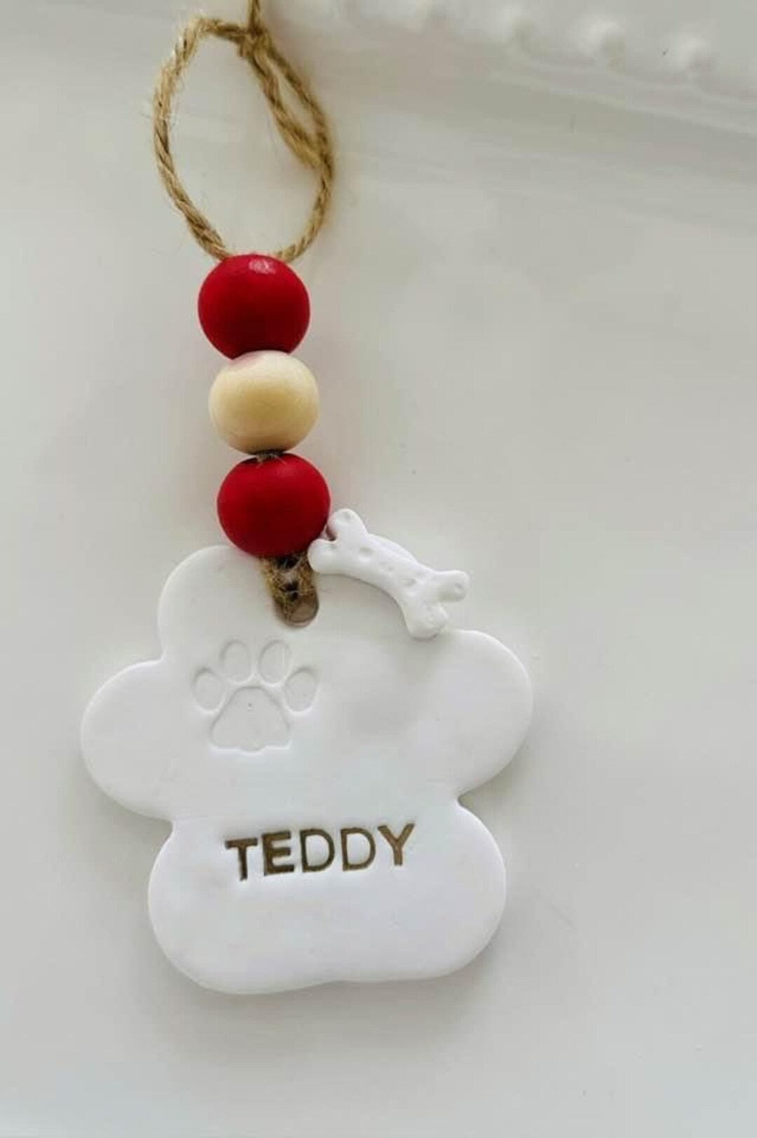 Personalized Dog Bone Ornament Custom Pet Ornament Pet Etsy