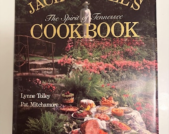 Jack Daniel’s Spirit of Tennessee Cookbook 1988 Hardcover | Southern Whiskey Recipes | Vintage Bar Kitchen Decor