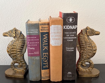 Vintage Decorative Book Stack – Scholar’s Study Collection No. 1