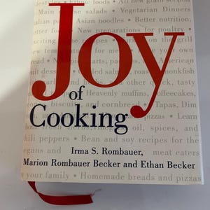 Joy of Cooking, The All New All-Purpose Edition (1997), Hardcover with Dust Jacket & Ribbon