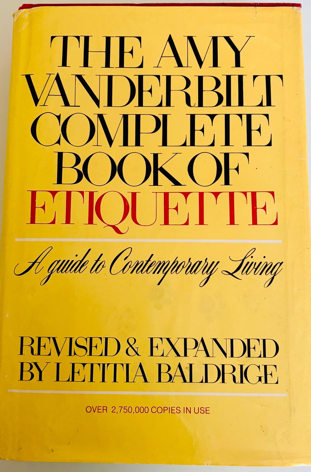 The Amy Vanderbilt Complete Book of Etiquette | - Etsy